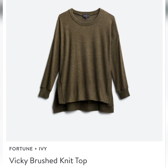 Fortune & Ivy Vicky brushed top, Cal - Picture 2 of 6